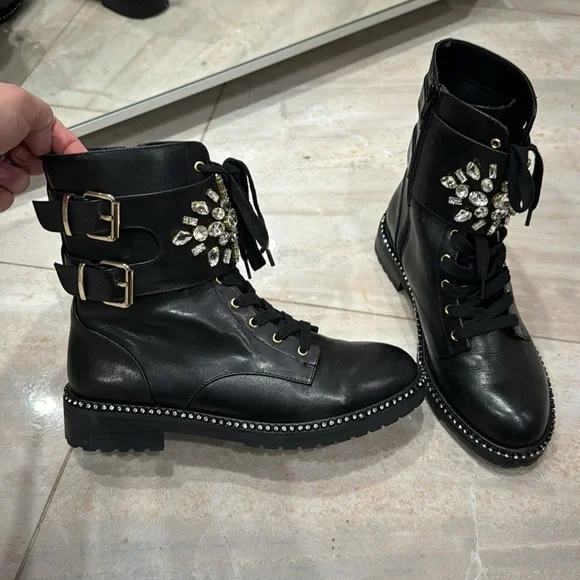 Kurt Geiger crystal boots - Picture 3 of 7